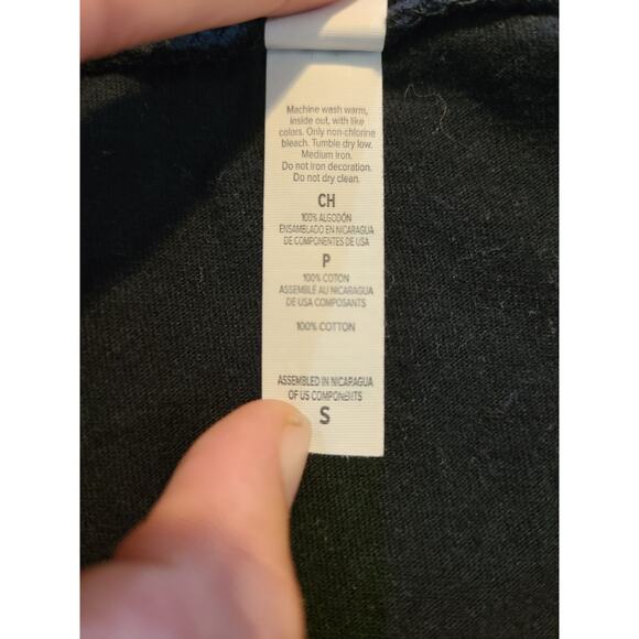 Bella Canvas small black graphic tee - Picture 5 of 8